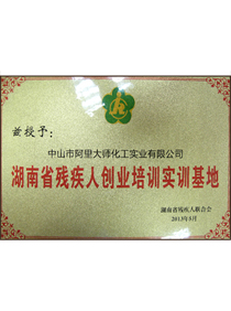 残疾人创业培训实训基地