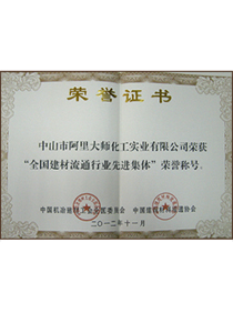 全国建材流通行业先进集体